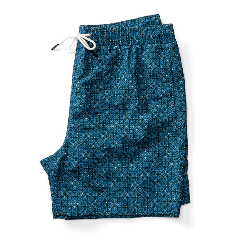 6" Sailport Swim Short - Blue Horizon