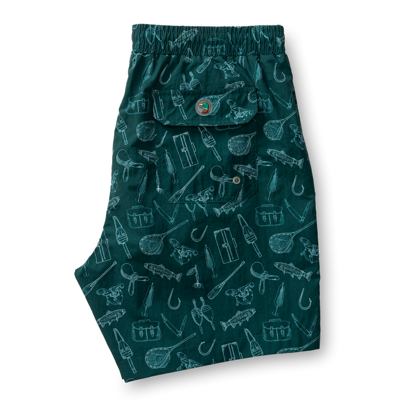 6" Sailport Swim Short - Midnight Teal