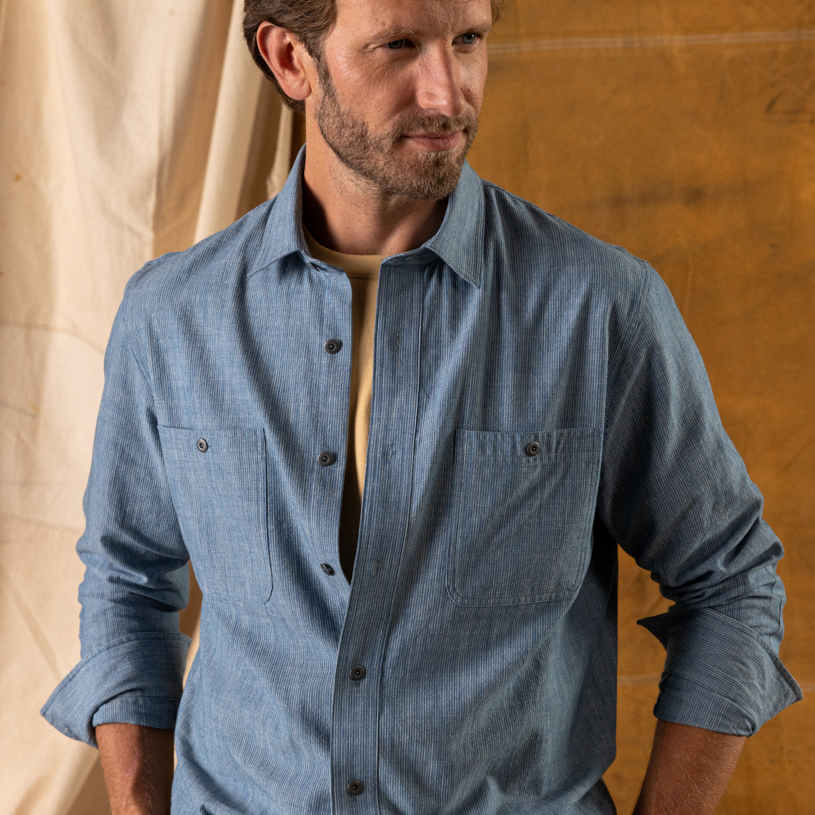 Railroad Stripe Sport Shirt - 160th Anniversary Edition