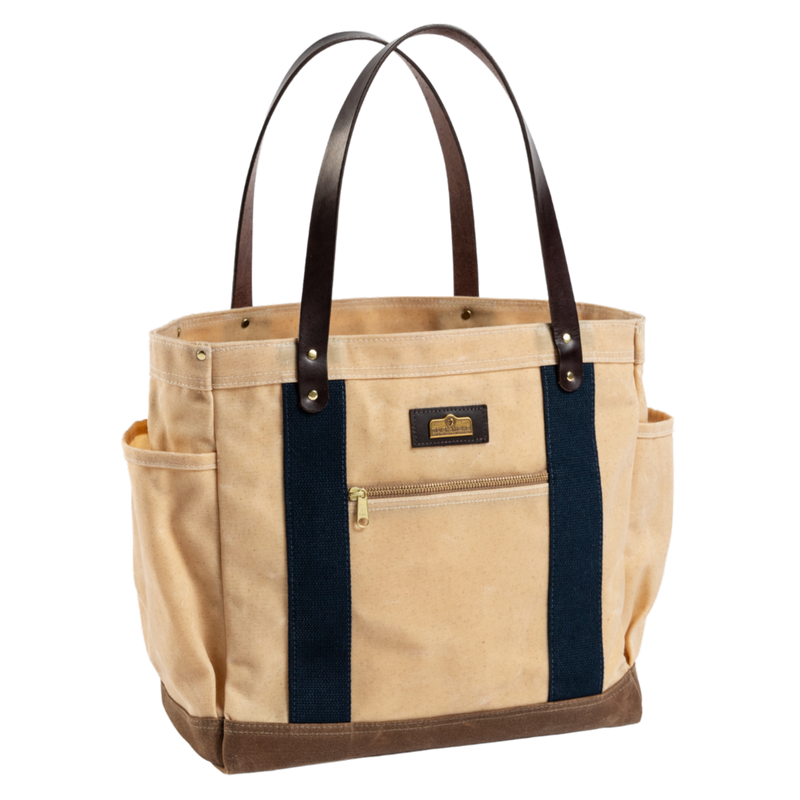 Waxed Canvas Tote - Natural Waxed Canvas Tote - Natural