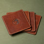 Leather Coaster Set