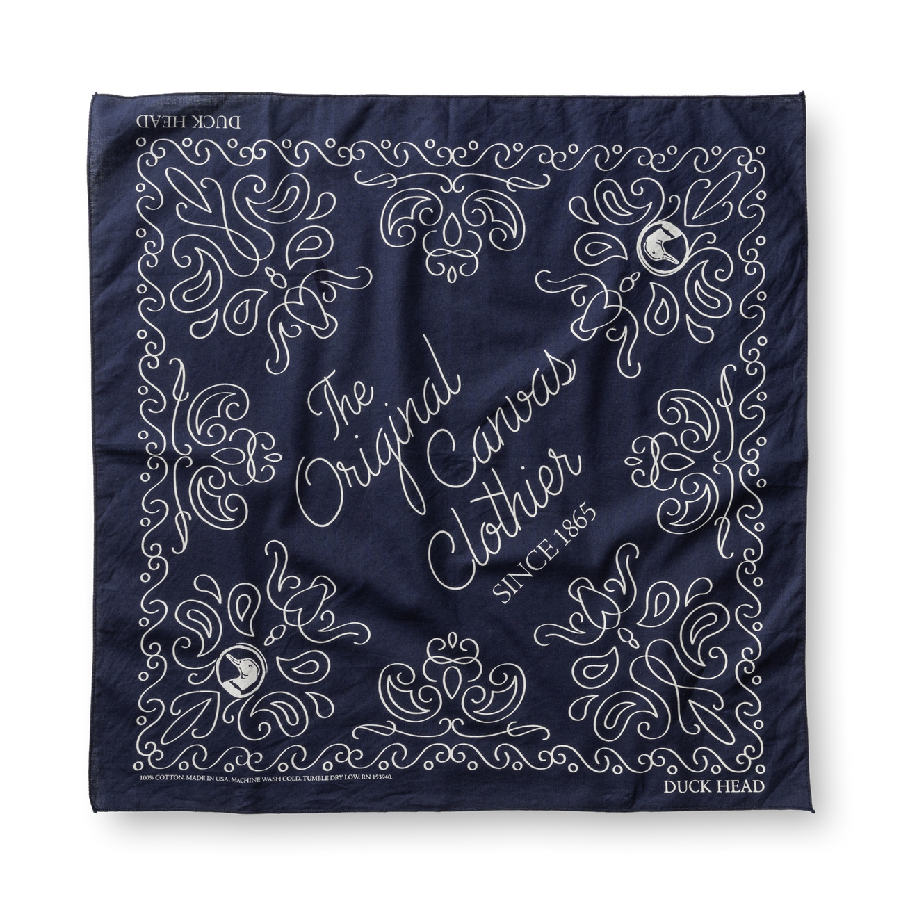 The Original Canvas Clothier Bandana - Maritime Blue