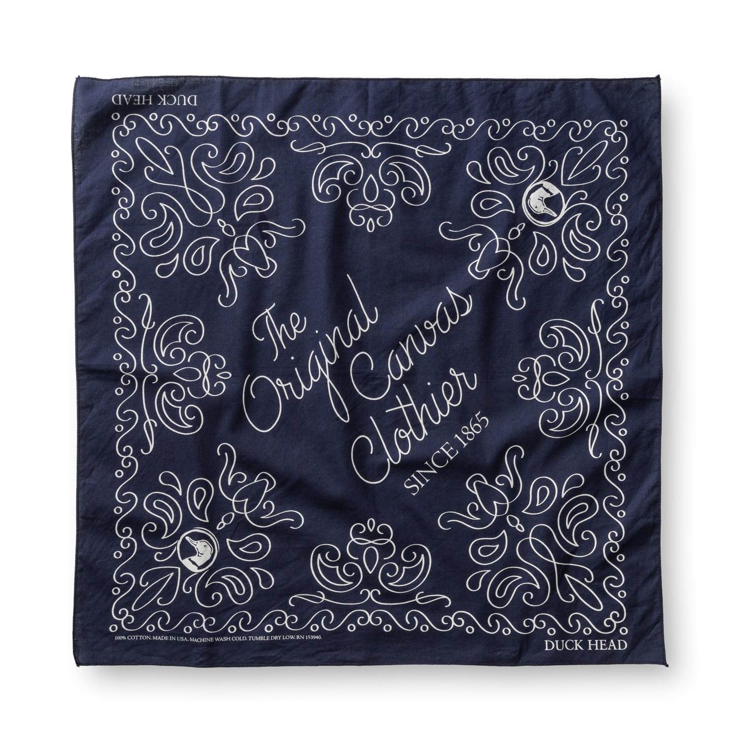 The Original Canvas Clothier Bandana - Maritime Blue