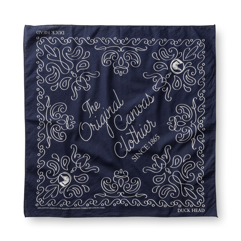 The Original Canvas Clothier Bandana - Maritime Blue