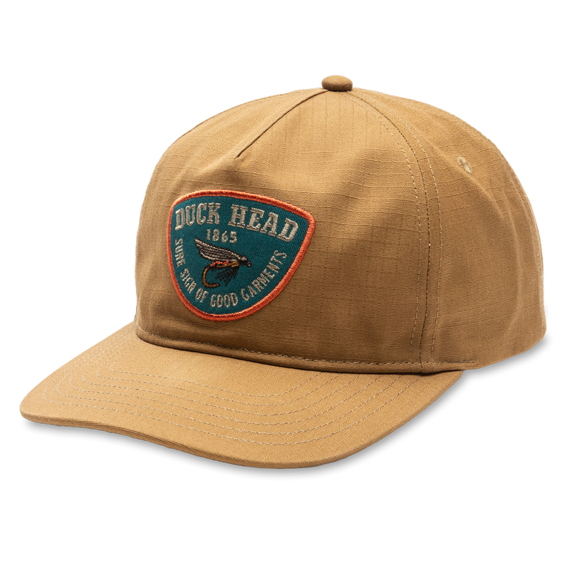 Fly Lure Ripstop Unstructured 5-Panel Hat - Bronze Brown