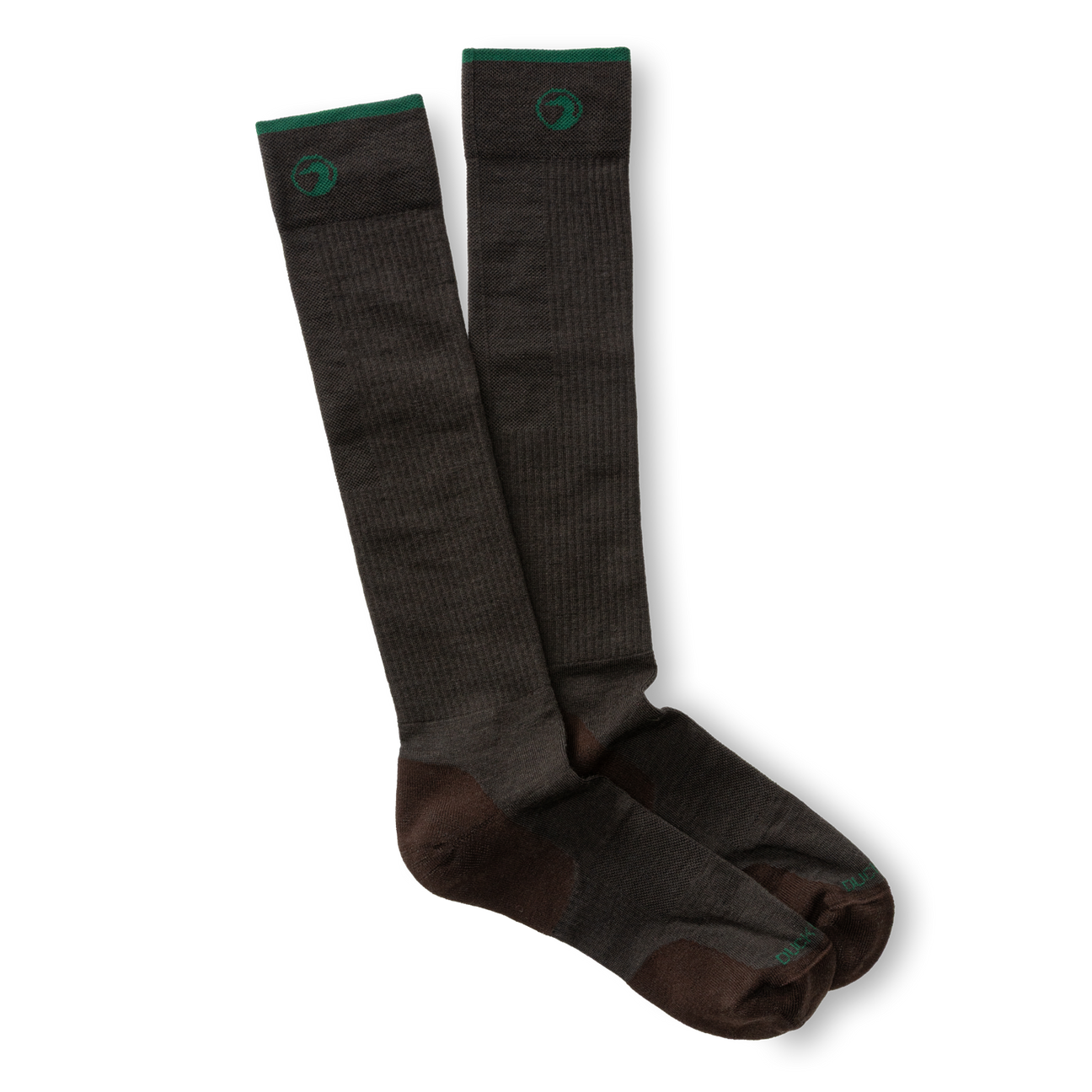 Merino Wool Logo Wader Sock - Chocolate Plum