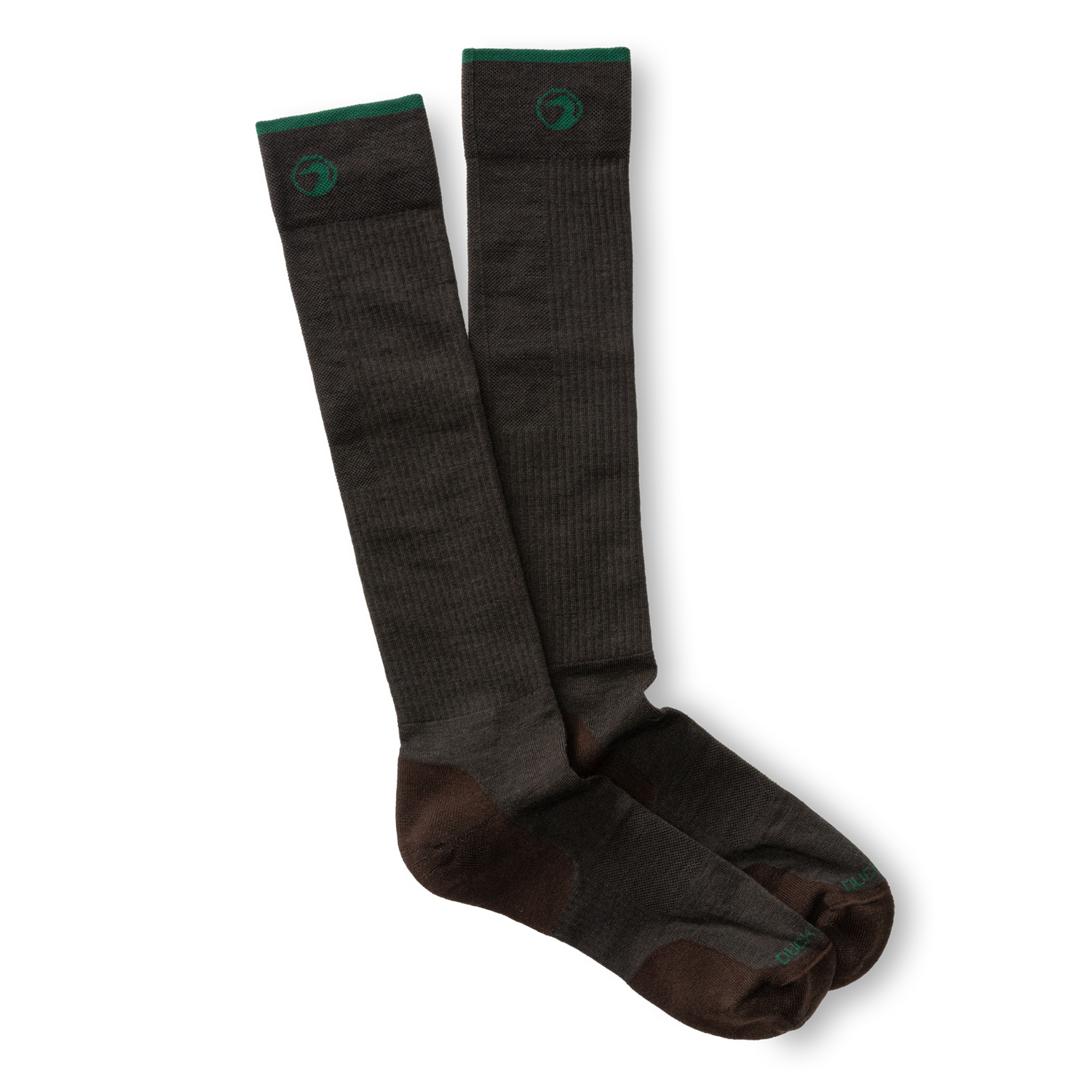 Merino Wool Logo Wader Sock - Chocolate Plum