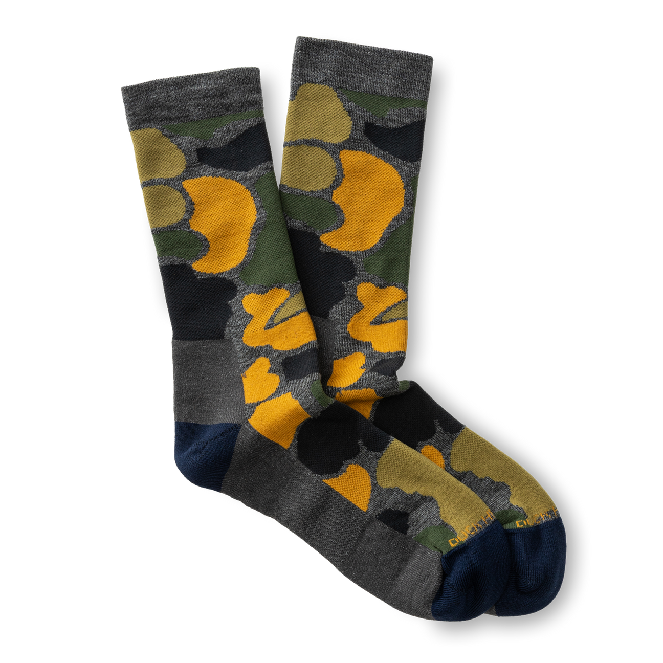 Camo Merino Wool Sporting Sock - Heather Grey