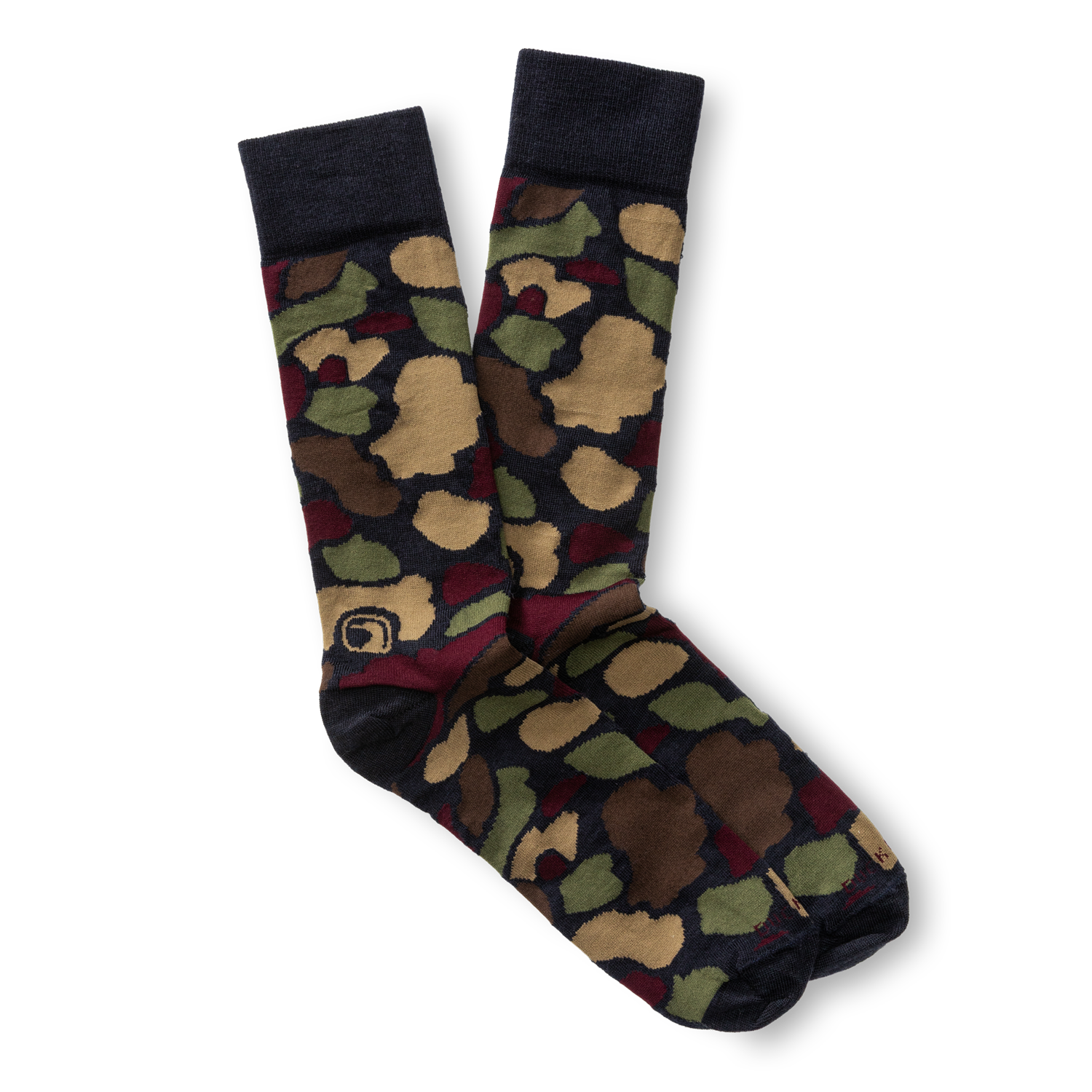 Camo Sock - Deep Navy
