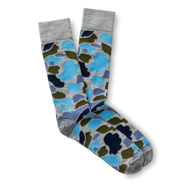 Camo Sock - Heather Grey