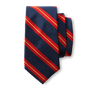 Silk Stripe Tie - Stormy Teal