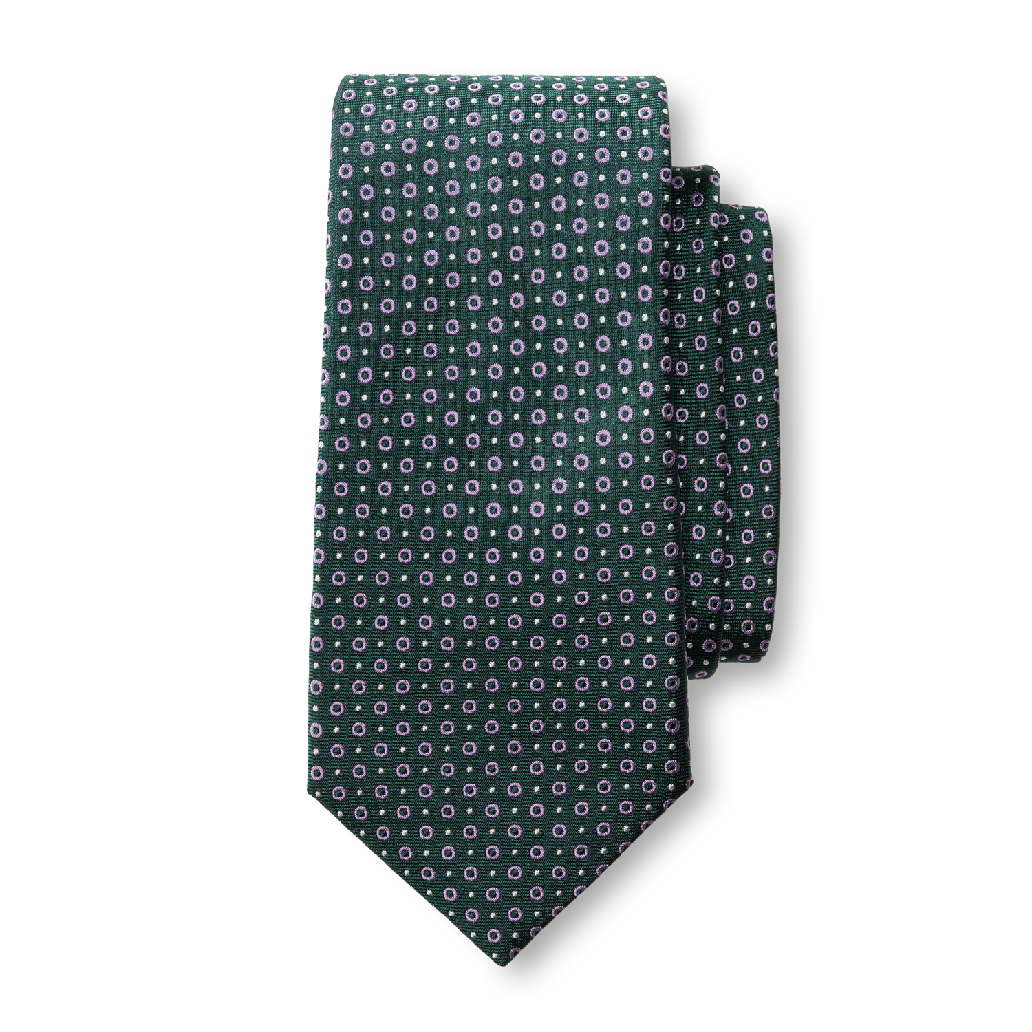 Silk Foulard Tie - Midnight Teal