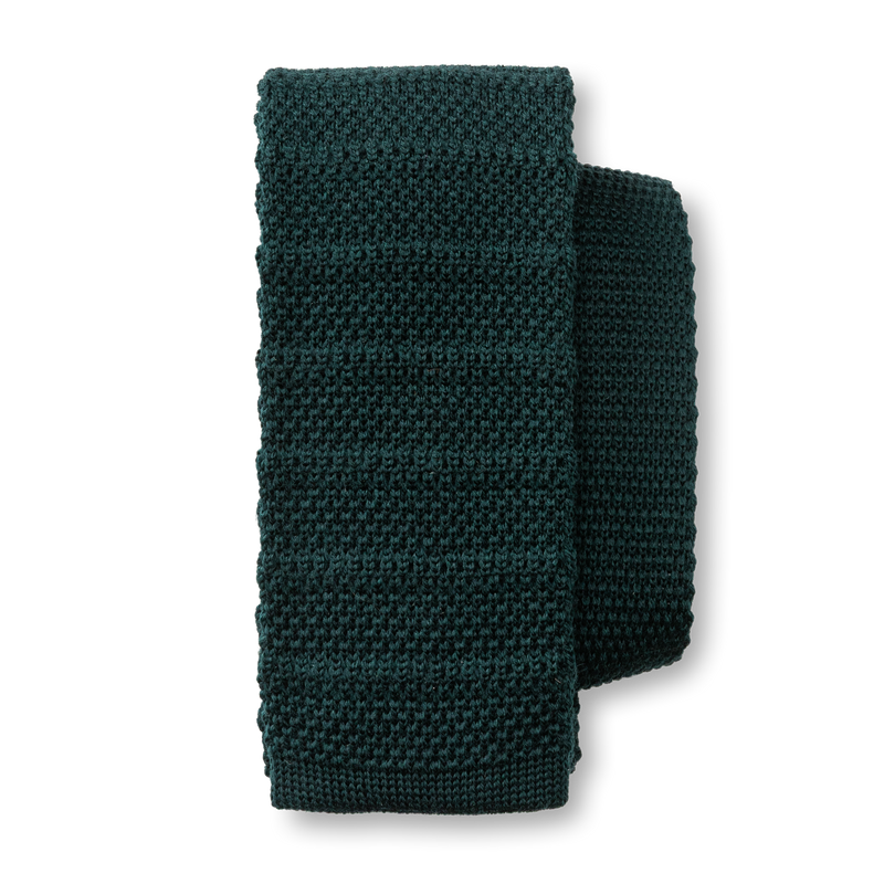 Wool Knit Tie - Pine Grove