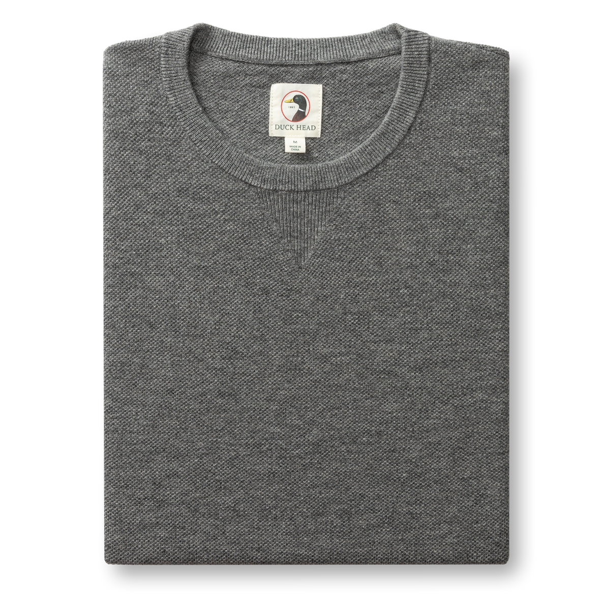 Henson Merino Crewneck Sweater - Brushed Nickel Heather