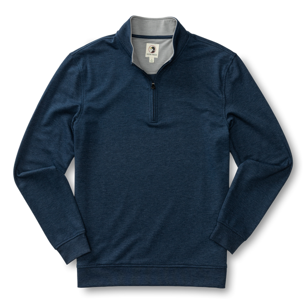 Dunmore Performance 1/4 Zip Pullover - Royal Navy Heather