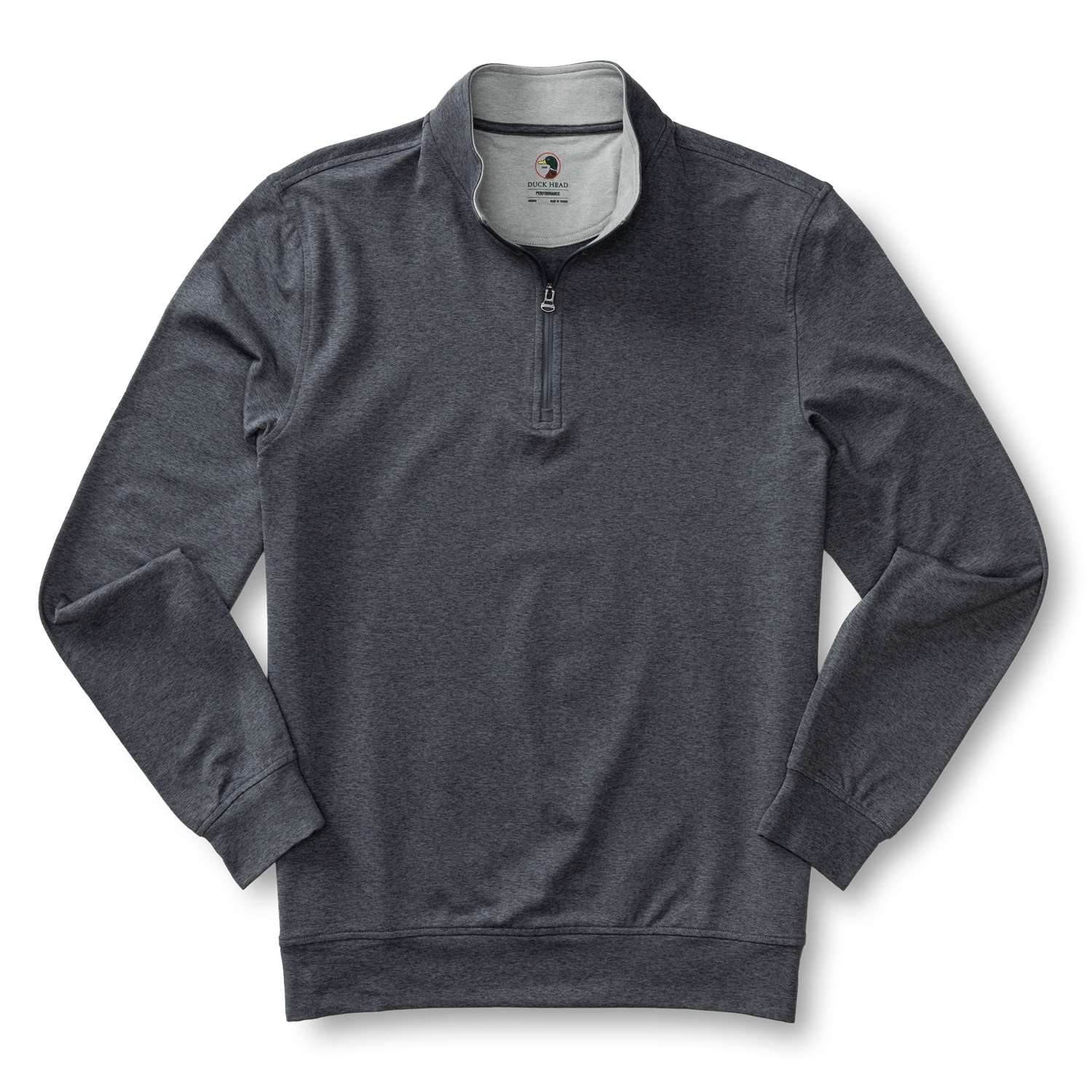 Long Drive Performance 1/4 Zip Pullover - Charcoal Heather