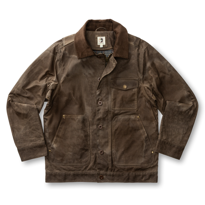 Waxed Duck Canvas Rancher Jacket - Dark Oak