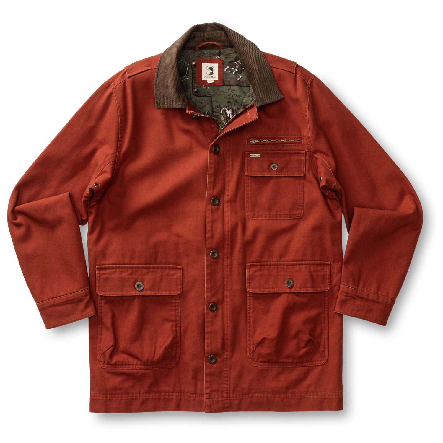 Duck Canvas Barn Coat - Brandy Brown