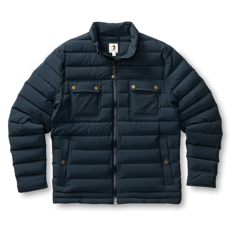 Atherton Down Quilted Jacket - Carbon Navy
