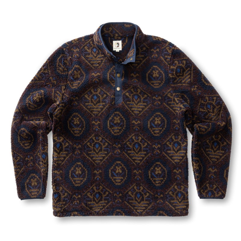 Pineview Fleece 1/4 Snap Pullover - Deep Navy