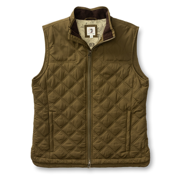 Fremont Sport Performance Quilted Vest - Dark Olive