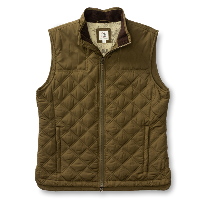 Fremont Sport Performance Quilted Vest - Dark Olive