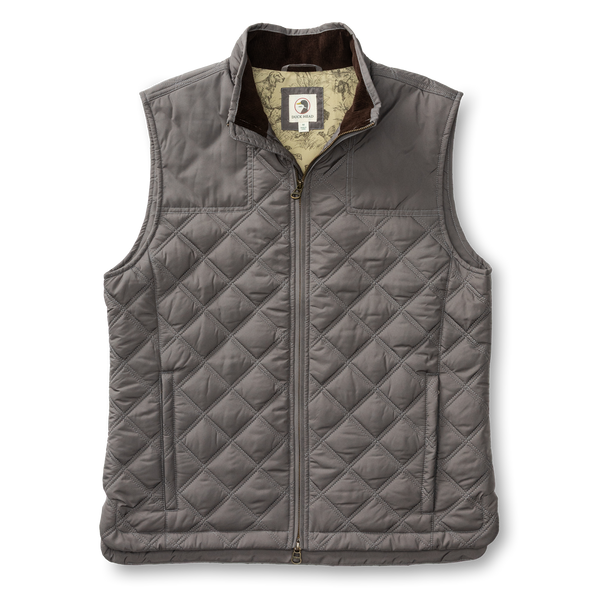 Fremont Sport Performance Quilted Vest - Fossil Gray