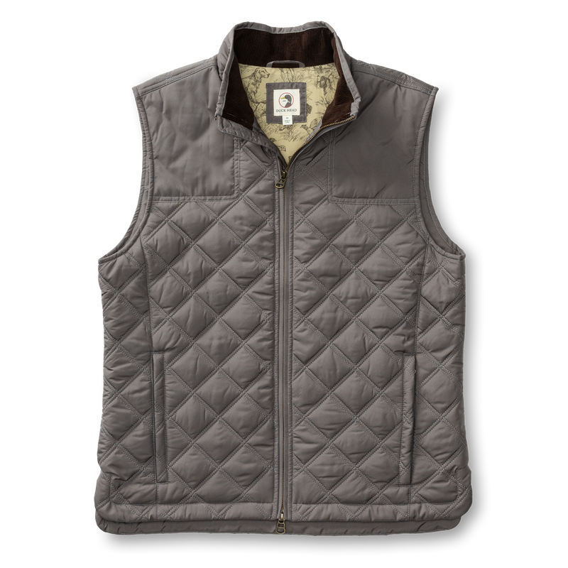 Fremont Sport Performance Quilted Vest - Fossil Gray