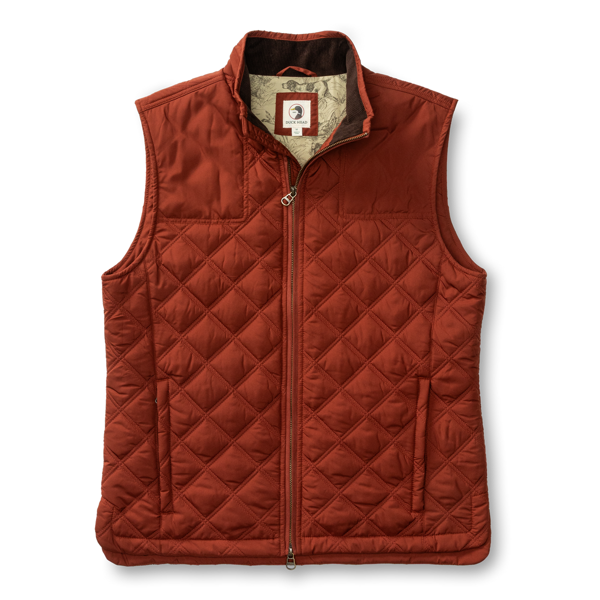 Fremont Sport Performance Quilted Vest - Brandy Brown