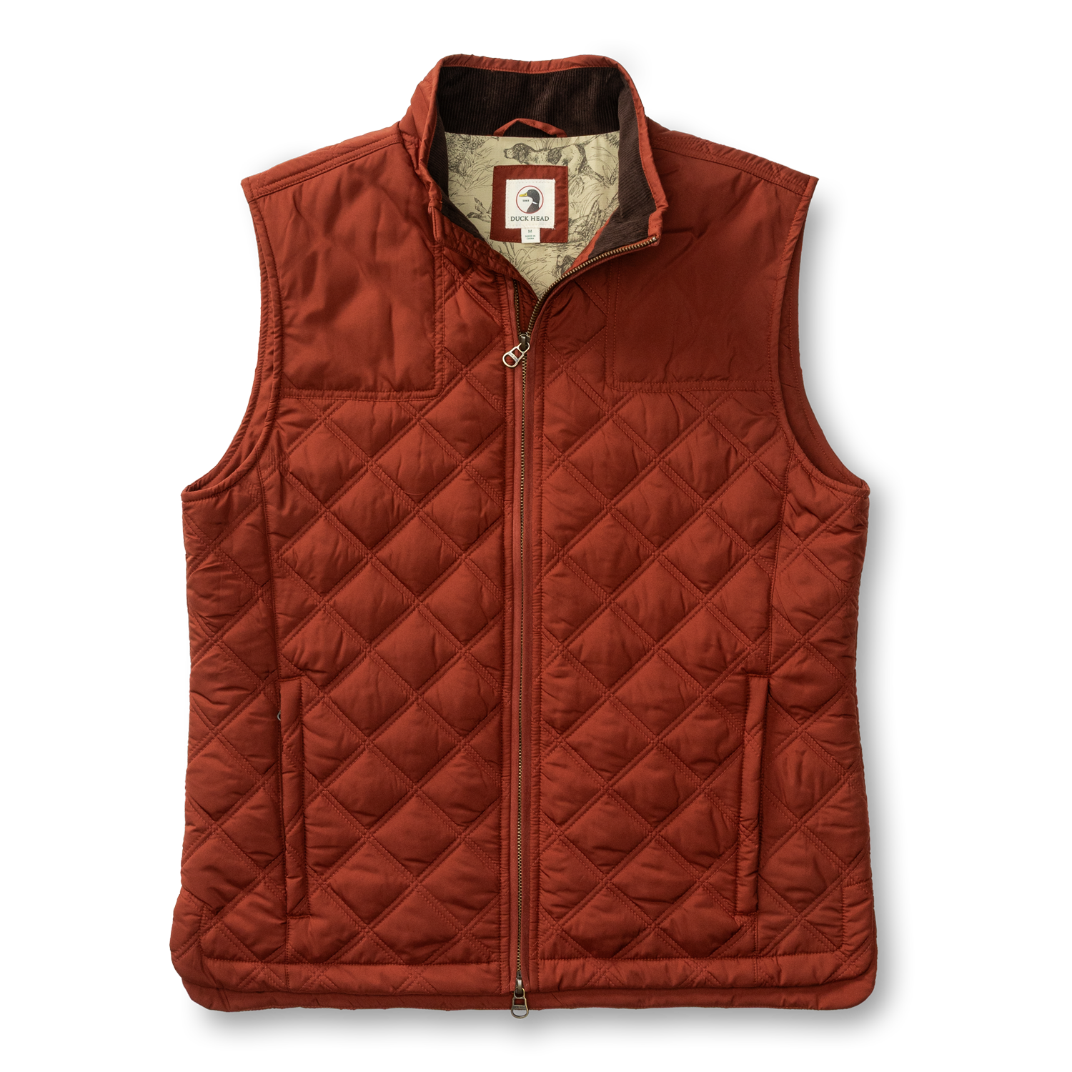 Fremont Sport Performance Quilted Vest - Brandy Brown