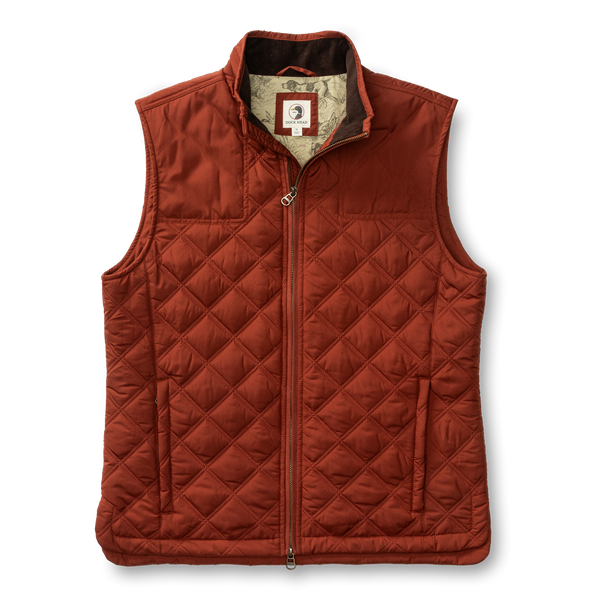 Fremont Sport Performance Quilted Vest - Brandy Brown