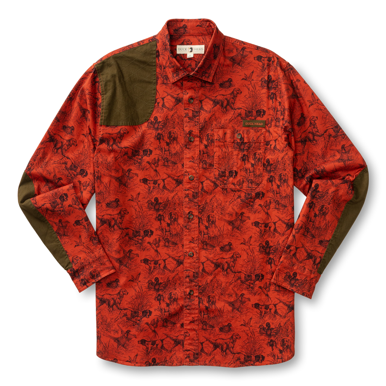 Woodland Shooting Shirt - Burnt Sienna