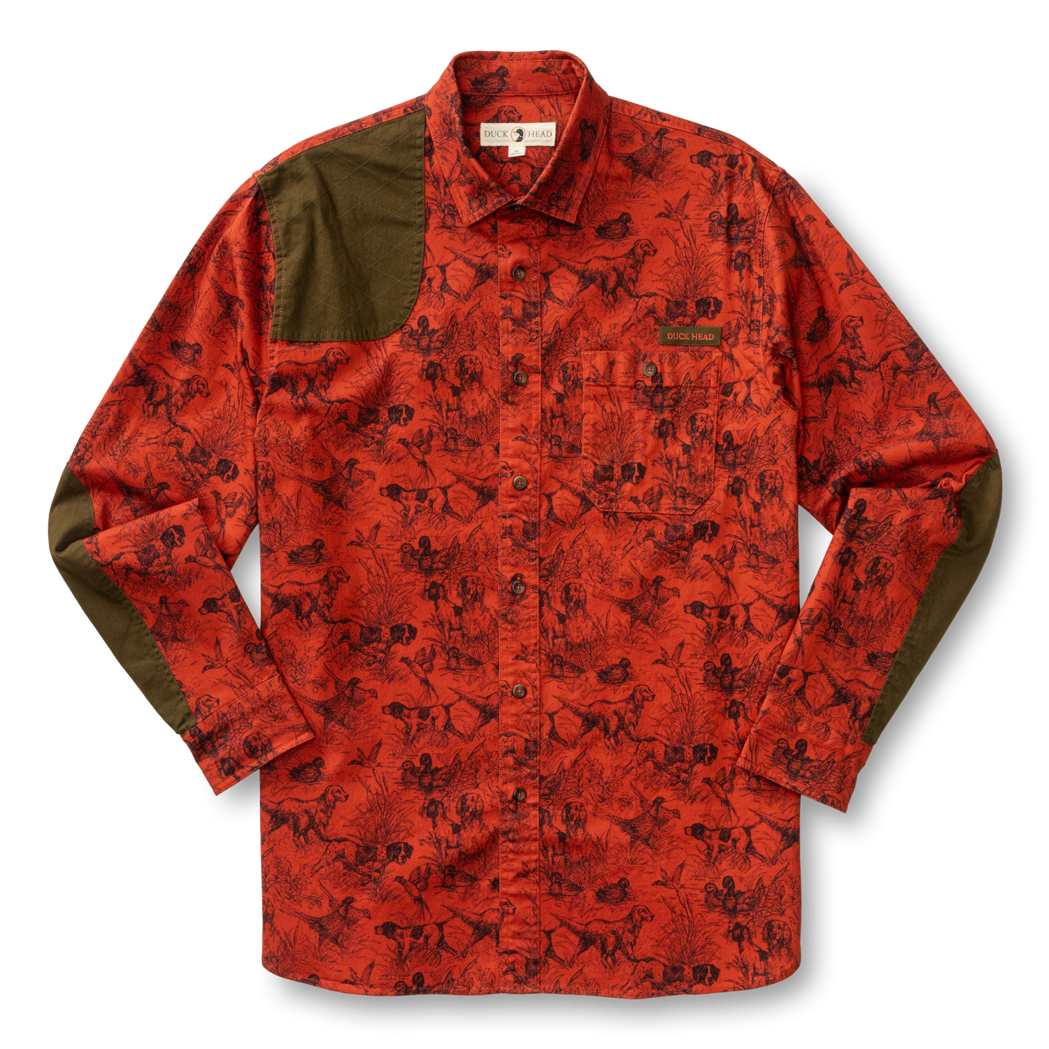 Woodland Shooting Shirt - Burnt Sienna