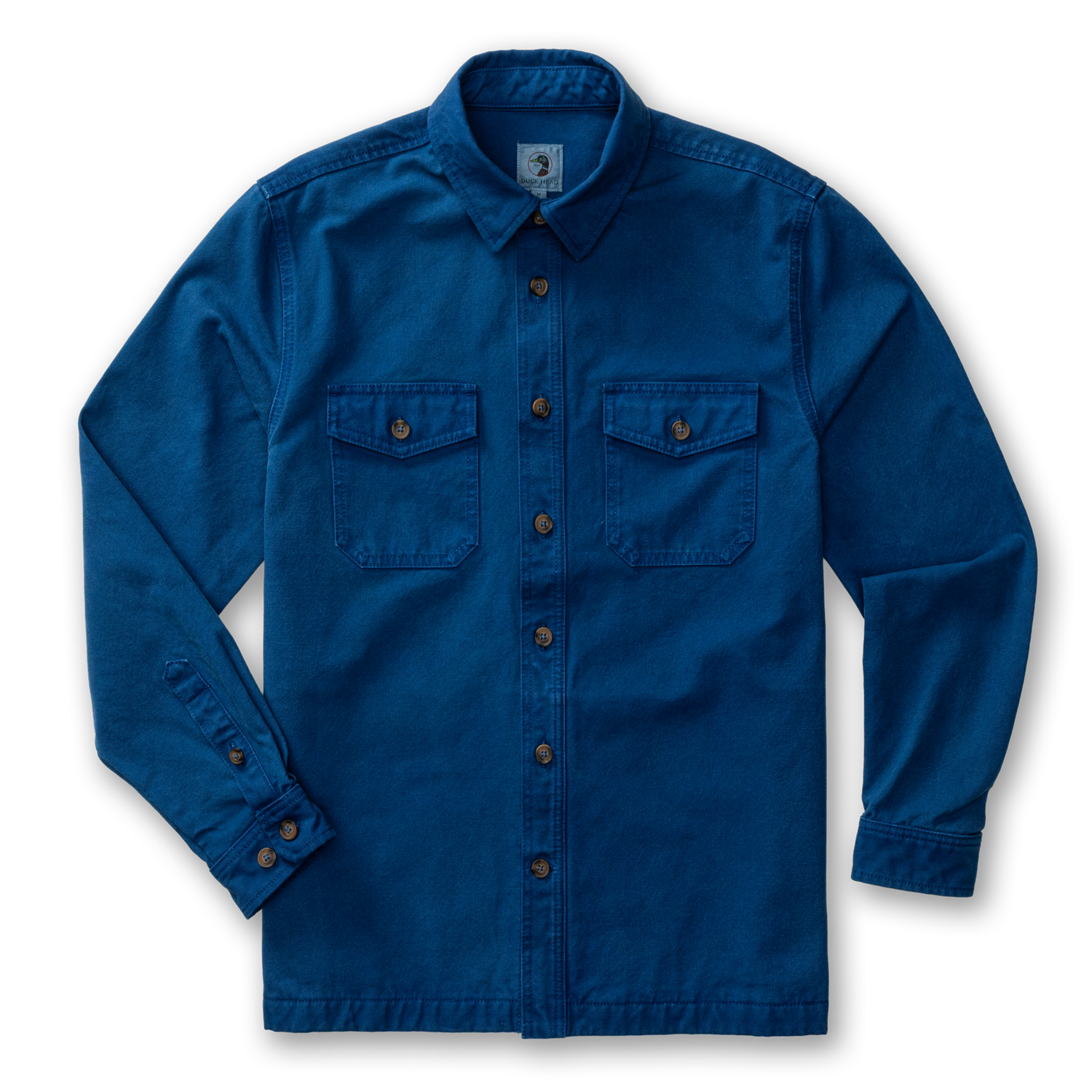 Garment Dyed Duck Canvas Jacket - Navy Peony