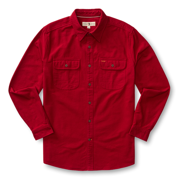 Moleskin Work Shirt - Trailton Solid - Rio Red