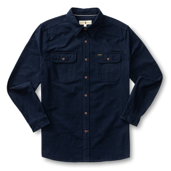 Moleskin Work Shirt - Trailton Solid - Deep Navy