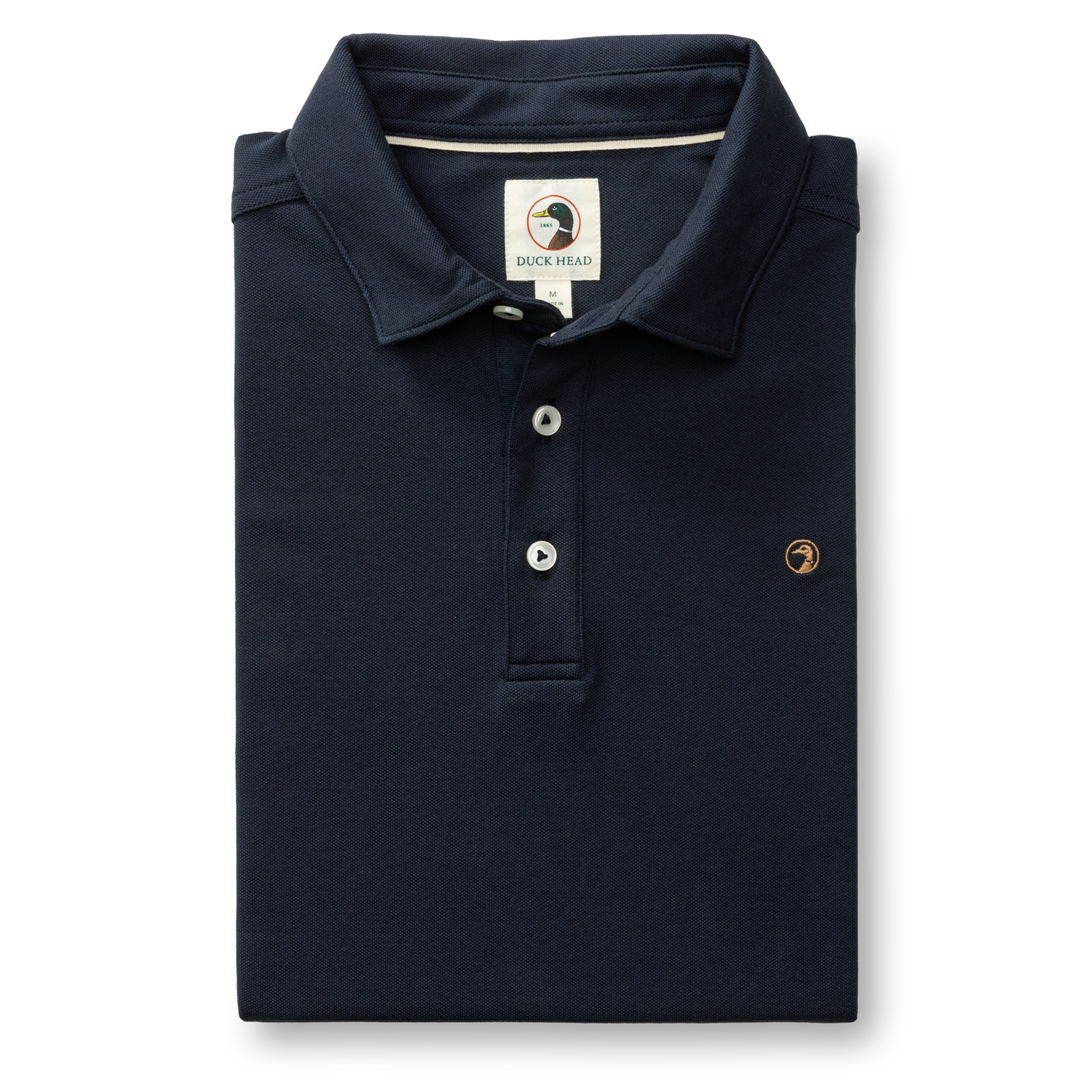 Hanover Pima Cotton Pique Polo - Deep Navy