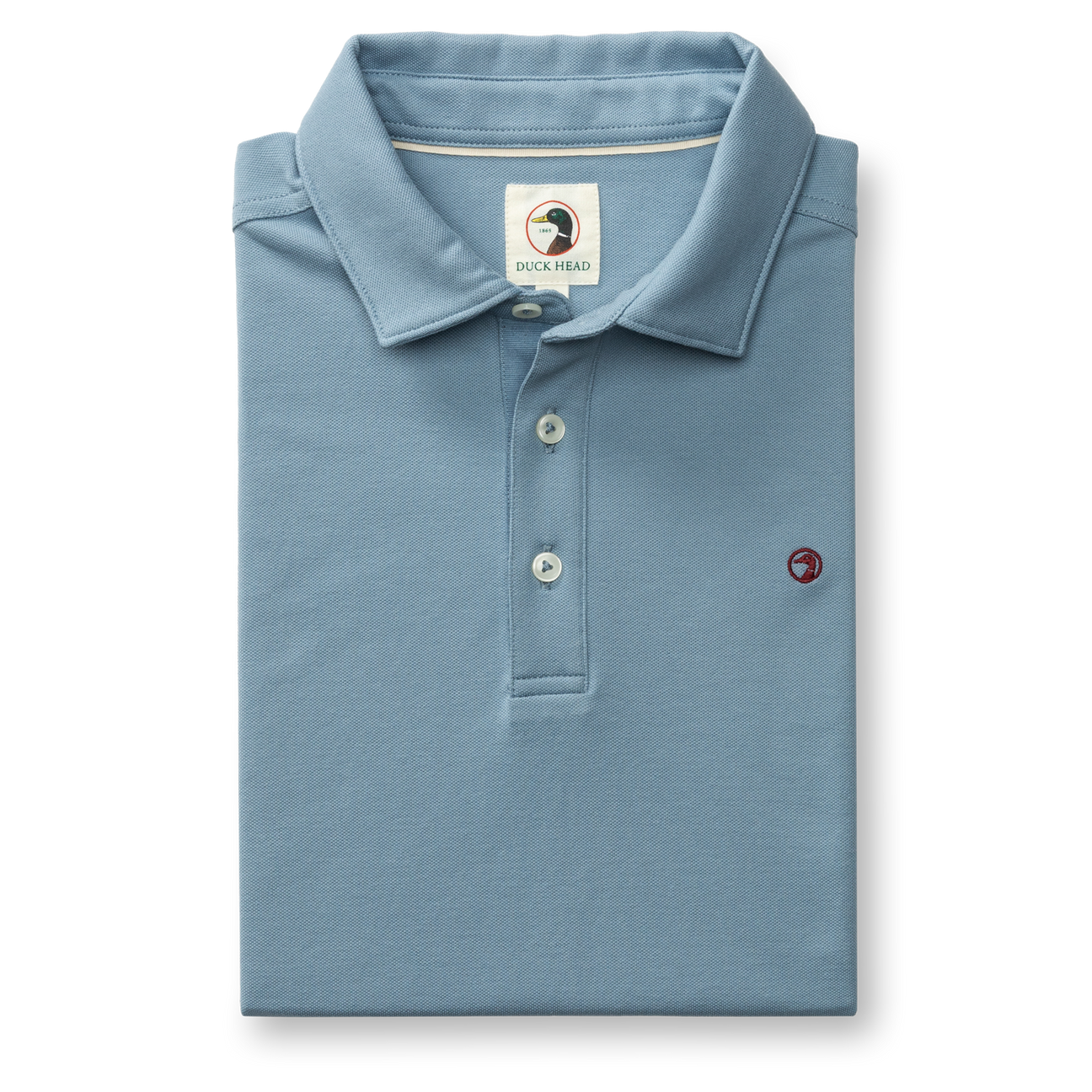 Hanover Pima Cotton Pique Polo - Windblown Sky