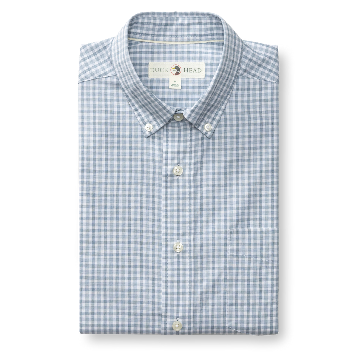 Cotton Cashmere Poplin Sport Shirt - Bray Plaid - Wildblown Sky