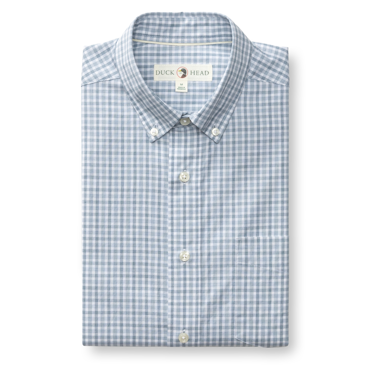 Cotton Cashmere Poplin Sport Shirt - Bray Plaid - Wildblown Sky