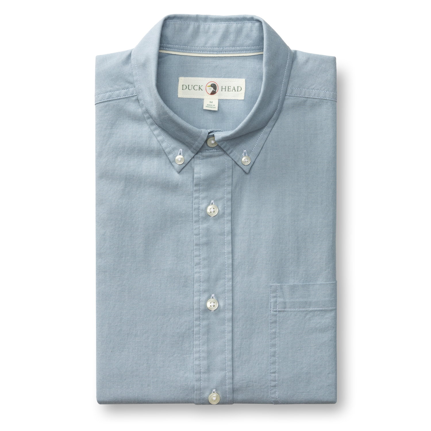 Cotton Oxford Sport Shirt - Morris Solid - Windblown Sky