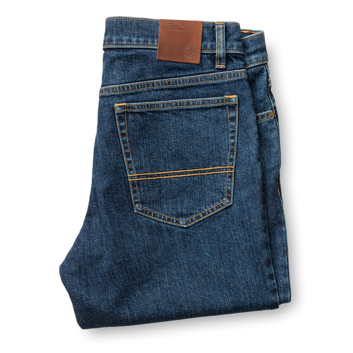 Slim Straight Denim - Medium Wash