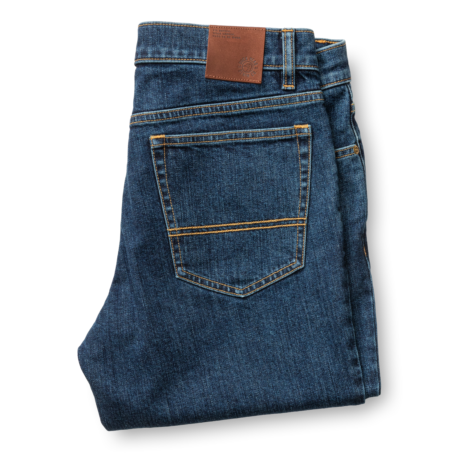 Slim Straight Denim - Medium Wash