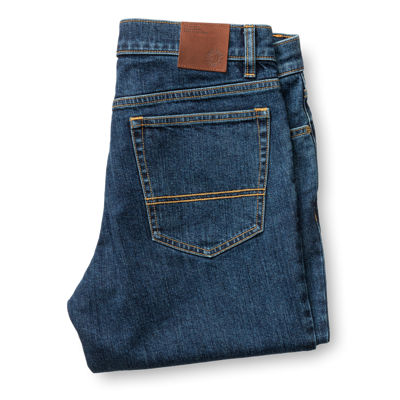 Slim Straight Denim - Medium Wash