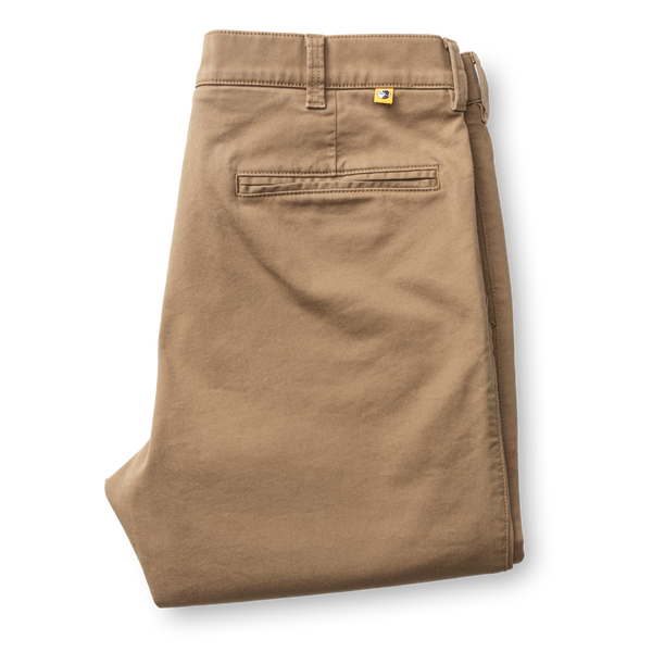 Slim Fit Gold School Chino - Rustic Brown