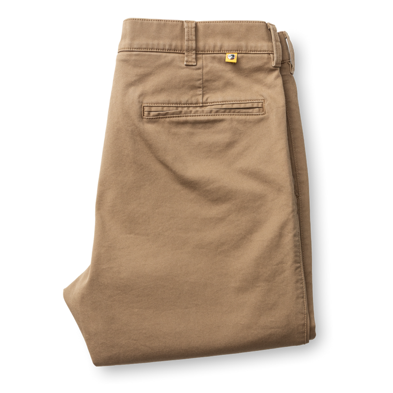 Slim Fit Gold School Chino - Rustic Brown