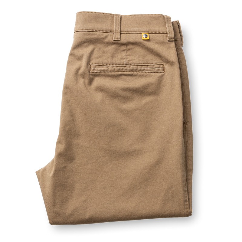 Classic Fit Gold School Chino - Rustic Brown