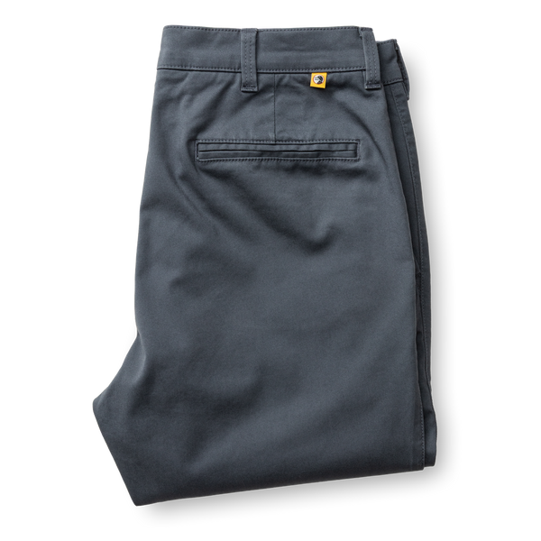 Slim Fit Gold School Chino - Washed Navy