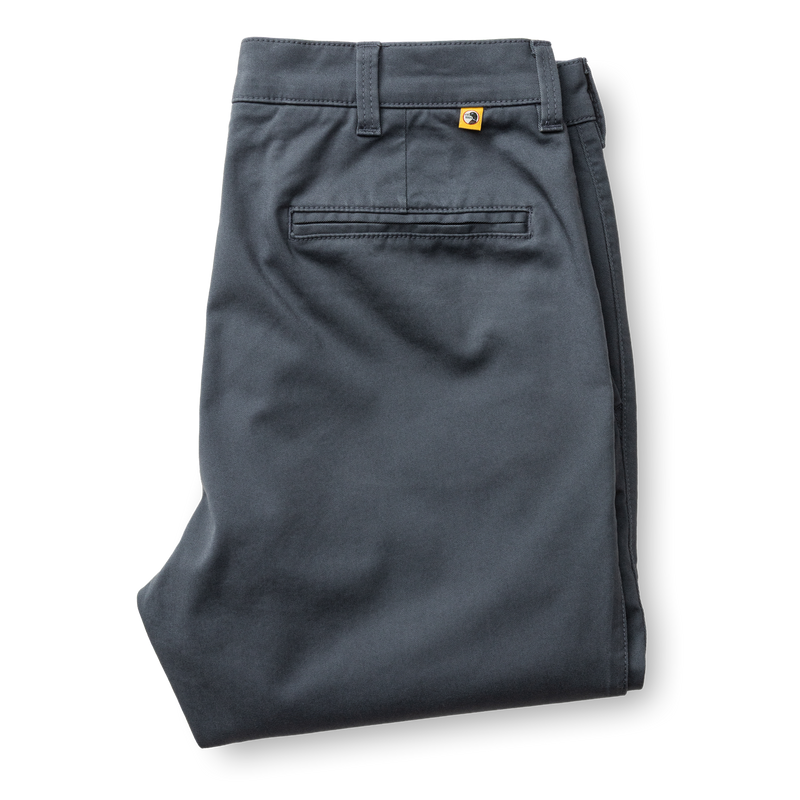 Slim Fit Gold School Chino - Washed Navy