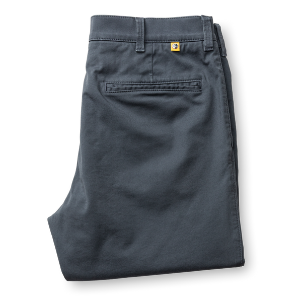 Classic Fit Gold School Chino - Washed Navy